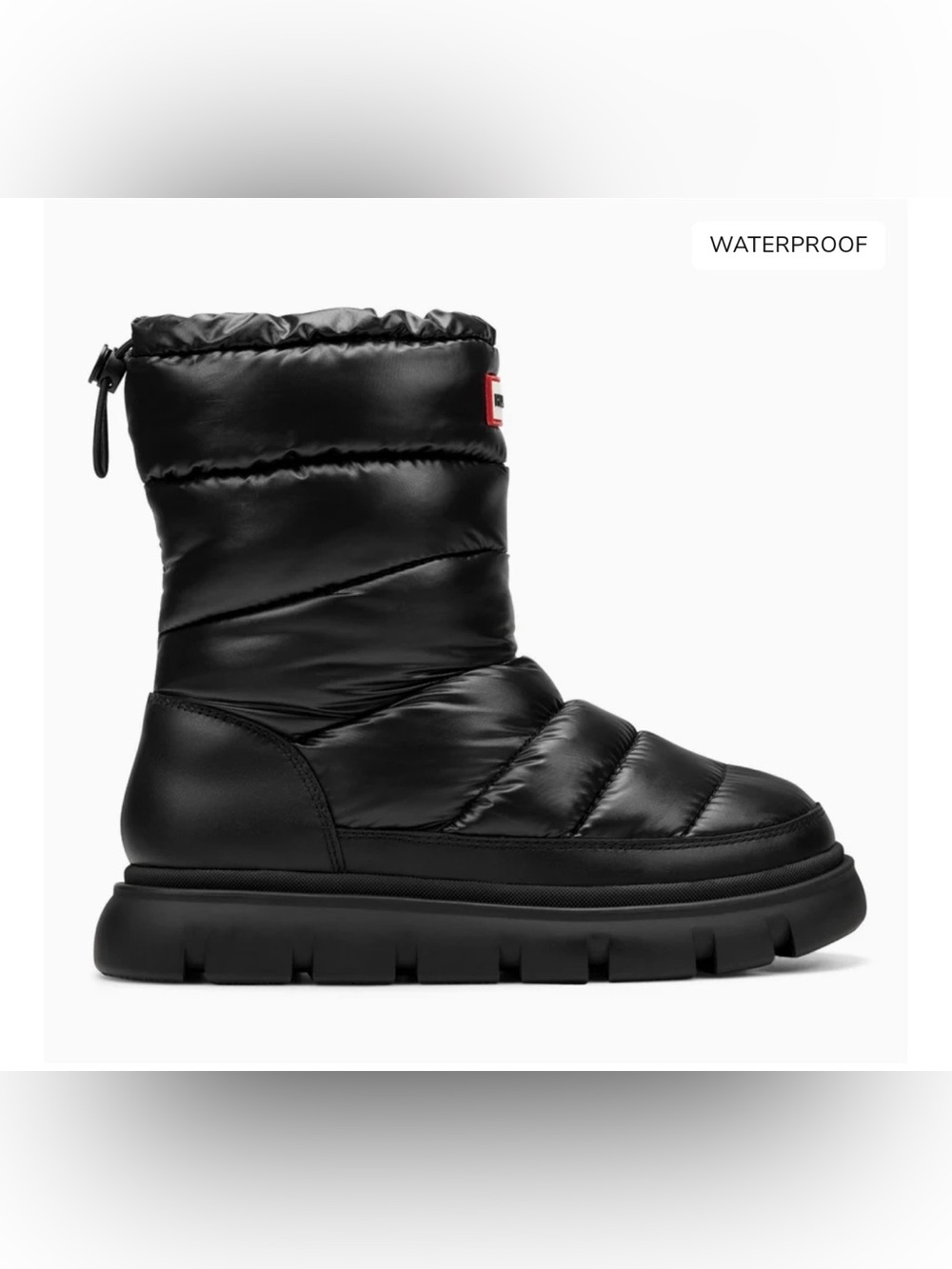 Hunter Women's Maribel Lug Sole Insulated Waterproof Snow Booties